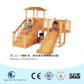 Home Install Wooden Slides for Family Use Made of Log